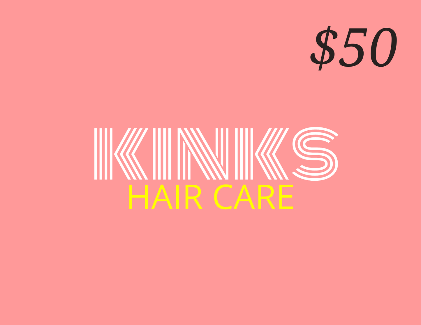 Kinks Hair Care gift card