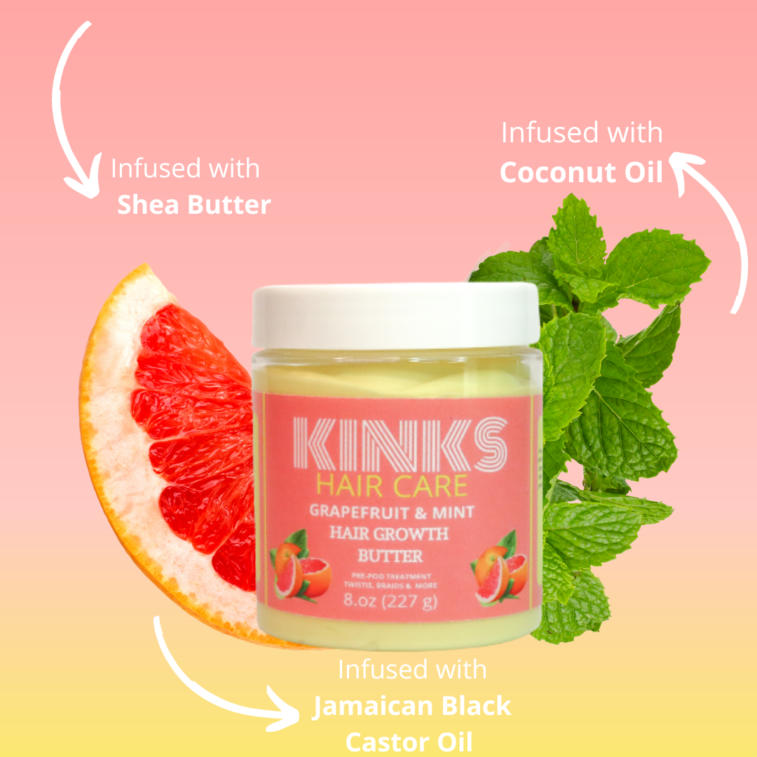 Grapefruit & Mint Whipped Hair Butter